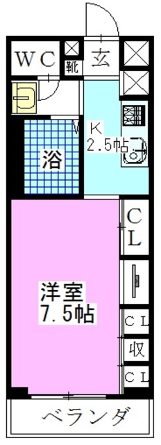 リブリエルエーの間取り