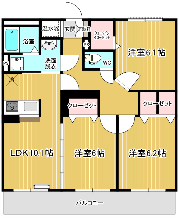 パークビレッジ松代の間取り