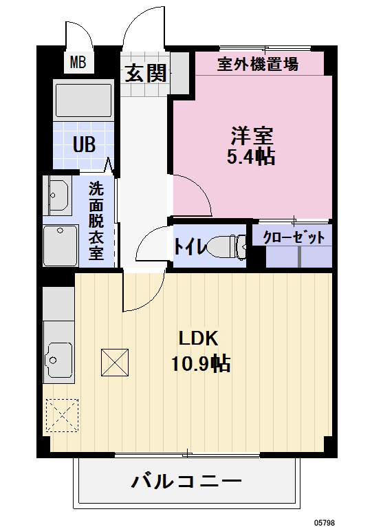 【シェルヴェールの間取り】