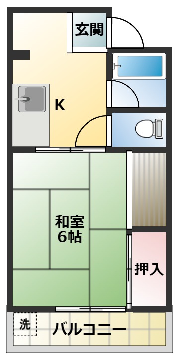 サンライフ呼続の間取り