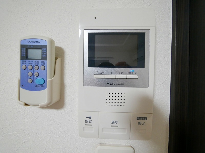 セキュリティ　セキュリティ対策にモニターホン＆オートロック♪