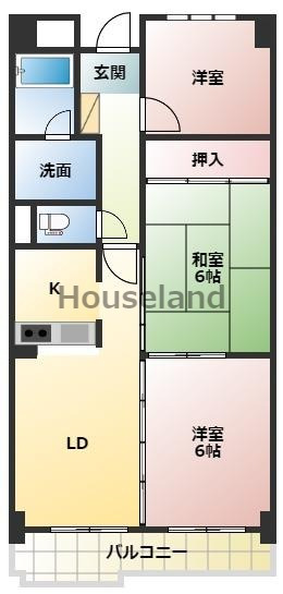 ヤマイチPLAZAサンシティ広瀬の間取り