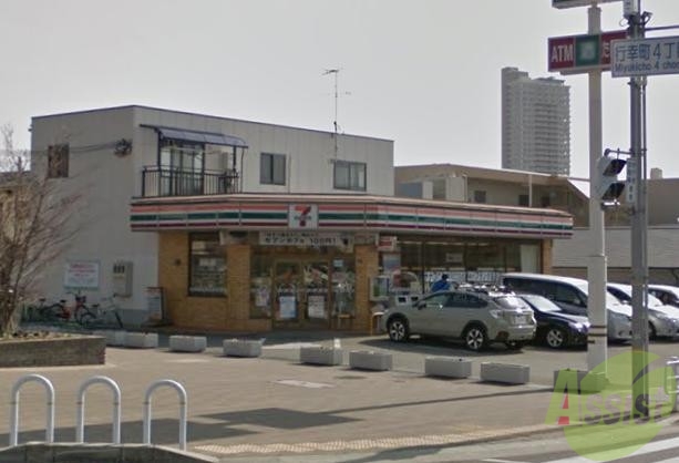 コンビニ　セブンイレブン神戸須磨行幸町店（コンビニ）まで124m