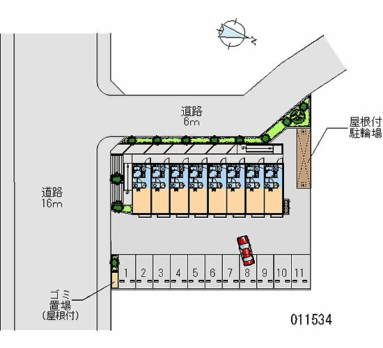 駐車場　敷地内駐車場です。