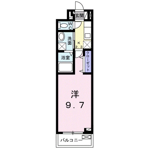 【ラクーン堅田の間取り】