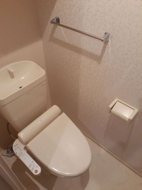 【上越市寺町のアパートのトイレ】