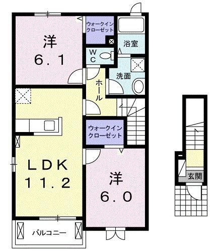 ブエナ　ローザの間取り