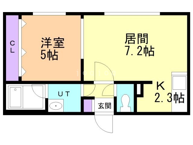 フロントロー栄町の間取り