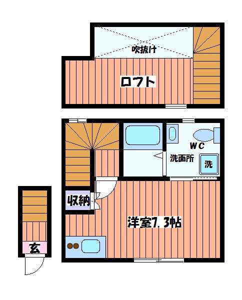 クリア立川の間取り