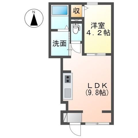 西東京市緑町のアパートの間取り