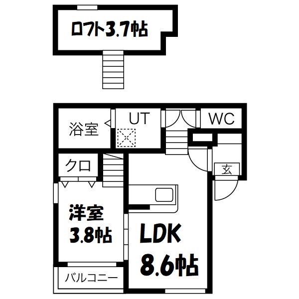 【アークラヴィータの間取り】