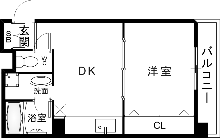 エール箕岡の間取り