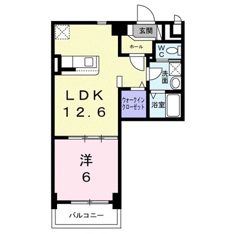 【守山市播磨田町のマンションの間取り】