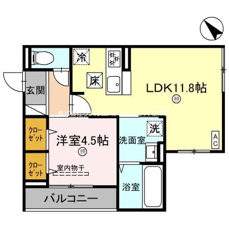 シェノン栗東の間取り