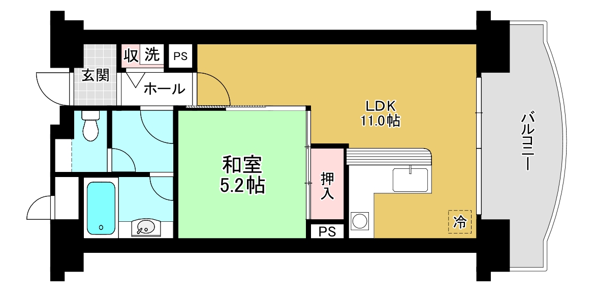 琵琶湖アーバンリゾートIII番館の間取り