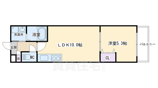 サクシード宝ヶ池の間取り