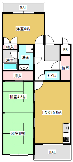 ダイヤモンドヴィスタの間取り