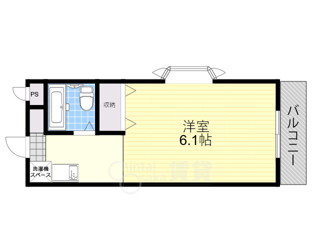 大阪市淀川区塚本のマンションの間取り