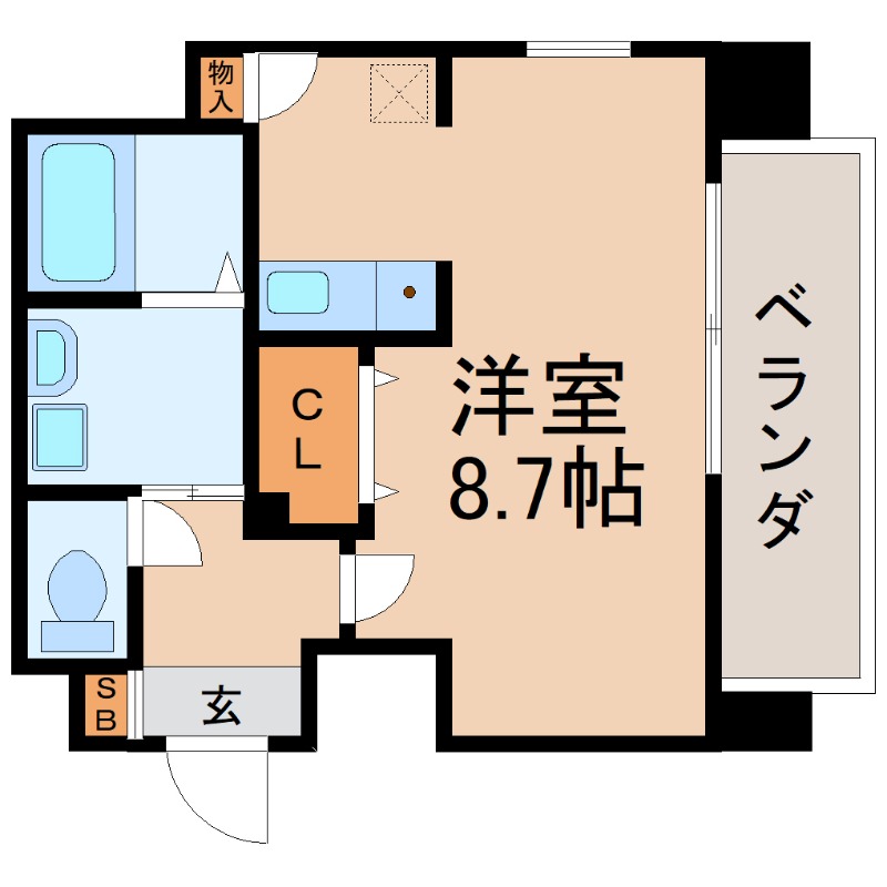 西宮市和上町のマンションの間取り