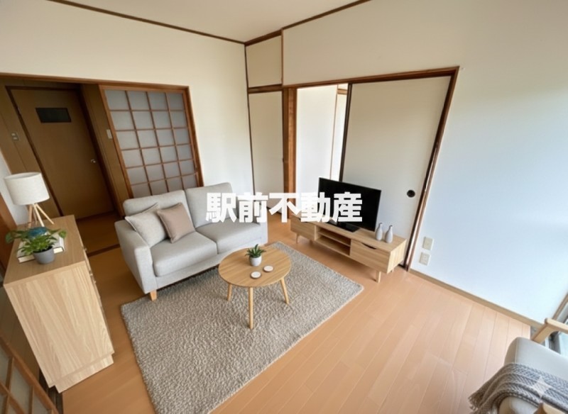 居室・リビング　家具家電はイメージです