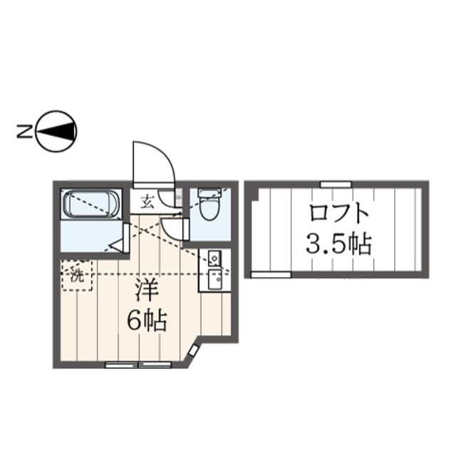 ロックヒル根岸の間取り