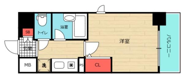 エスリード大阪城北の間取り