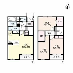 D-court羽衣町の間取り