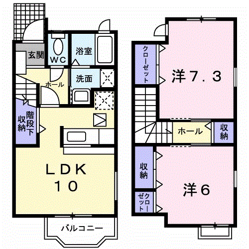 サンラフィネIIの間取り