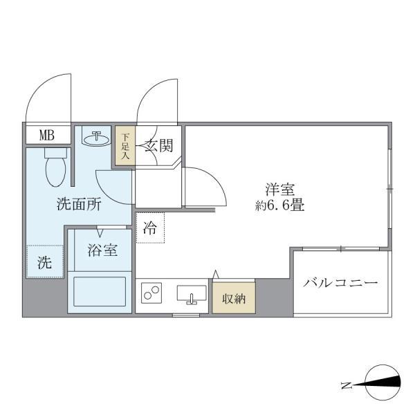 小針マンションの間取り