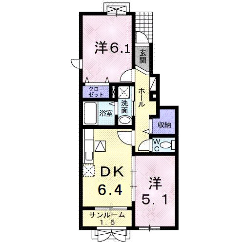 ウインベル大山IIの間取り