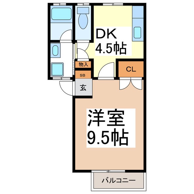 【カーサブル小島田の間取り】