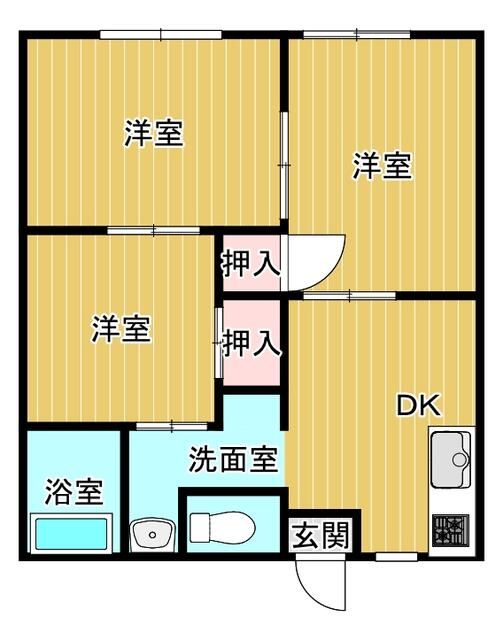 ソワサント石井の間取り