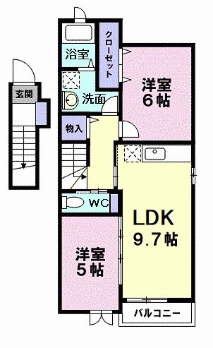 ミニヨンフィオ－レの間取り