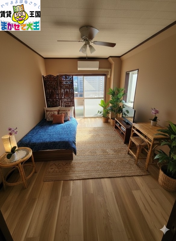 居室・リビング　家具・インテリアはＣＧです