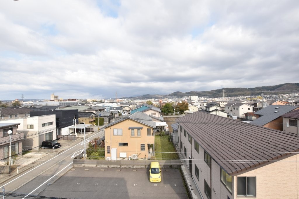 眺望　角部屋です