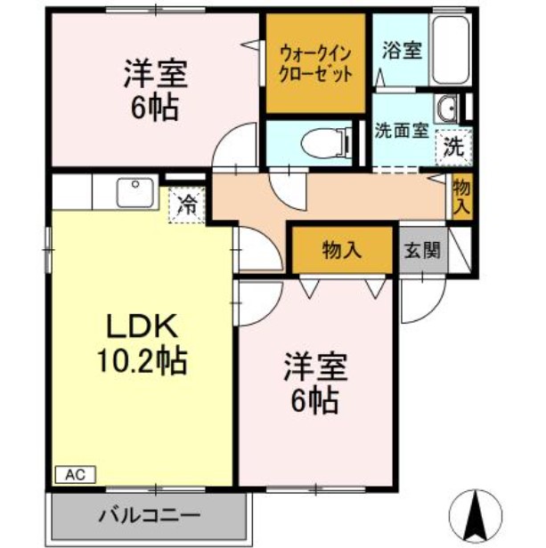 ウィルモアＣの間取り