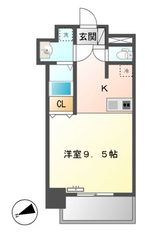 プレサンス上前津リラシスの間取り