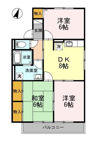 ウィステリアIIの間取り