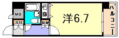 朝日プラザアルファポート神戸の間取り