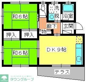 福岡市博多区東那珂のマンションの間取り