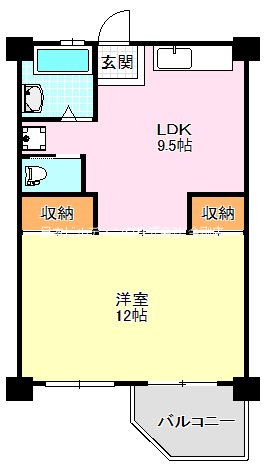 ビレッジハウス泉北栂タワーの間取り