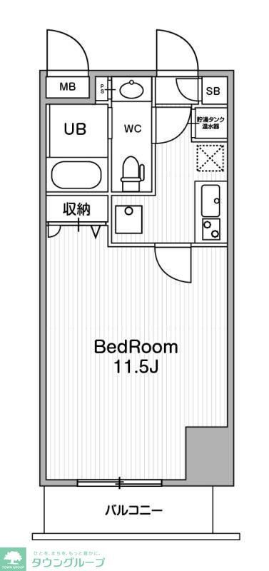 アーバンフラッツ池袋プレミアムの間取り