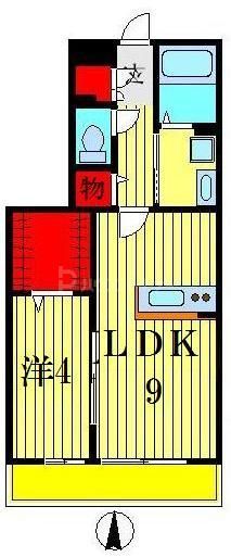 アルトテラ柴又の間取り