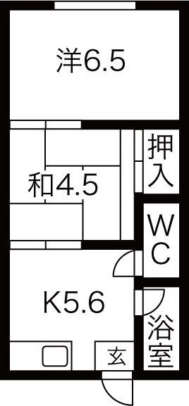 コーポ豊和の間取り