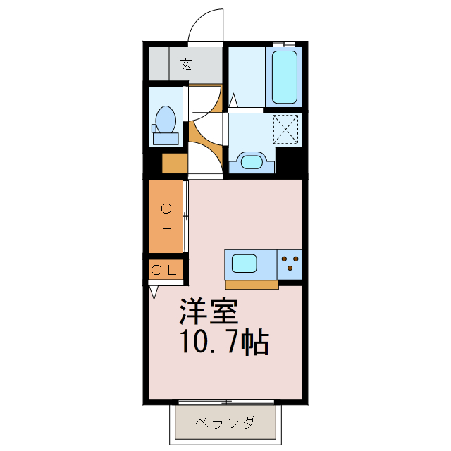 ショコラガーデンIIの間取り