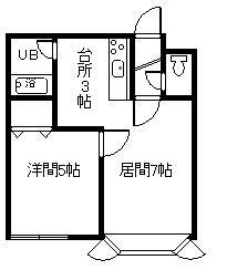 エスパニア名寄Iの間取り