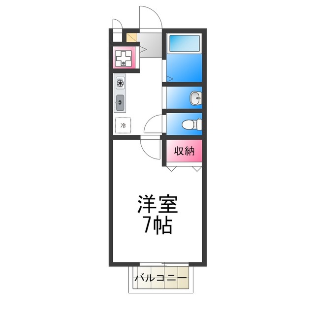 パセオ三国ヶ丘の間取り