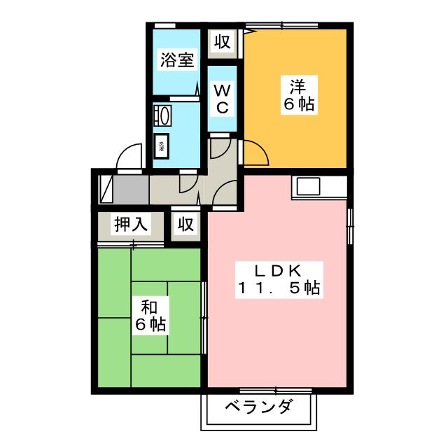 ラ・ブランタン２１の間取り