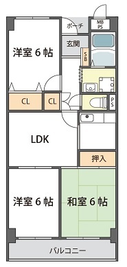 アメニティ巽の間取り