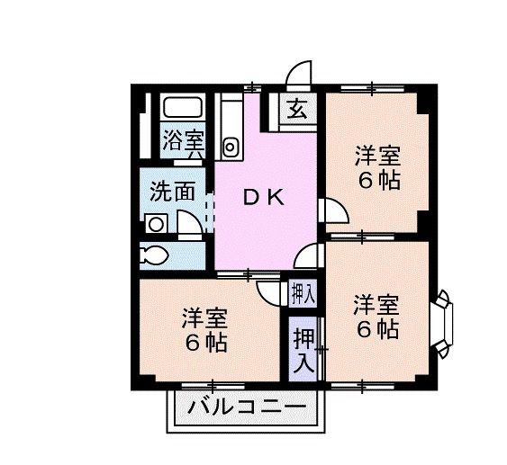 ピアーハイツ柴田IIの間取り